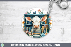 GorgeousAnimals Bookshelf Keychain design.