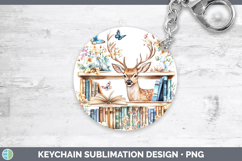 GorgeousAnimals Bookshelf Keychain design.