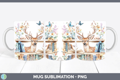 GorgeousAnimals Bookshelf Mug Wrap design.