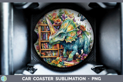 GorgeousAnimals Bookshelf Car Coaster design.