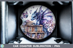 GorgeousAnimals Bookshelf Car Coaster design.