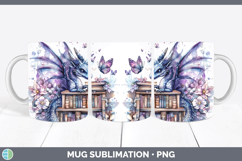 GorgeousAnimals Bookshelf Mug Wrap design.
