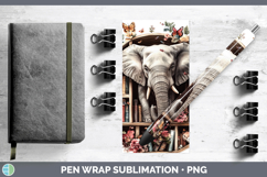 GorgeousAnimals Bookshelf Pen Wrap design.