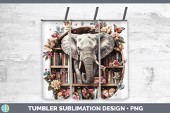 GorgeousAnimals Bookshelf Tumbler design.