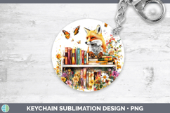 GorgeousAnimals Bookshelf Keychain design.