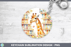 GorgeousAnimals Bookshelf Keychain design.