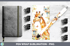 GorgeousAnimals Bookshelf Pen Wrap design.