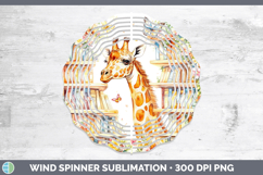 GorgeousAnimals Bookshelf Wind Spinner design.