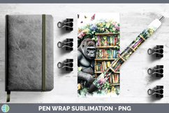 GorgeousAnimals Bookshelf Pen Wrap design.