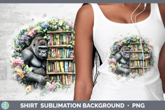 GorgeousAnimals Bookshelf Shirt design.