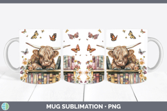 GorgeousAnimals Bookshelf Mug Wrap design.