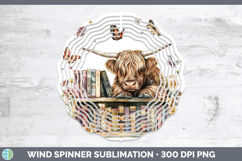 GorgeousAnimals Bookshelf Wind Spinner design.