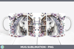 GorgeousAnimals Bookshelf Mug Wrap design.