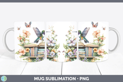 GorgeousAnimals Bookshelf Mug Wrap design.