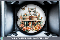 GorgeousAnimals Bookshelf Car Coaster design.