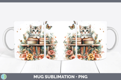 GorgeousAnimals Bookshelf Mug Wrap design.