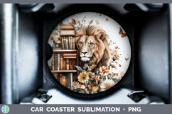 GorgeousAnimals Bookshelf Car Coaster design.