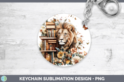 GorgeousAnimals Bookshelf Keychain design.