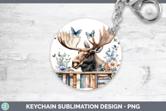 GorgeousAnimals Bookshelf Keychain design.