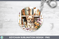 GorgeousAnimals Bookshelf Keychain design.