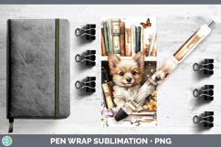GorgeousAnimals Bookshelf Pen Wrap design.