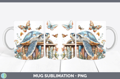 GorgeousAnimals Bookshelf Mug Wrap design.