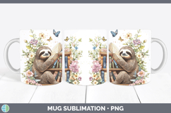 GorgeousAnimals Bookshelf Mug Wrap design.