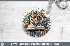 GorgeousAnimals Bookshelf Keychain design.