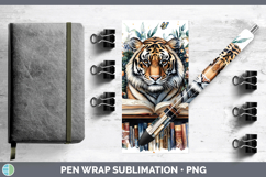 GorgeousAnimals Bookshelf Pen Wrap design.
