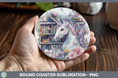 GorgeousAnimals Bookshelf Round Coaster design.