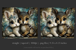 Animal Tumbler Wrap, Bunny x Fawn Sublimation, s1 Product Image 3