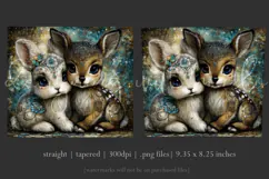 Animal Tumbler Wrap, Bunny x Fawn Sublimation, s1 Product Image 3