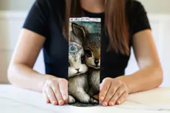 Animal Tumbler Wrap, Bunny x Fawn Sublimation, s1 Product Image 4