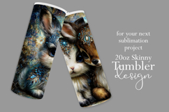 Animal Tumbler Wrap, Bunny x Fawn Sublimation, s2 Product Image 2