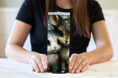 Animal Tumbler Wrap, Bunny x Fawn Sublimation, s3 Product Image 4