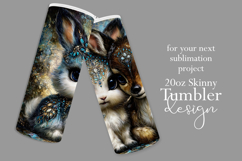 Animal Tumbler Wrap, Bunny x Fawn Sublimation, s4 Product Image 2