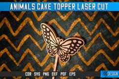 Animals Cake Topper Laser Cut Design|Laser Animal CakeTopper Product Image 6