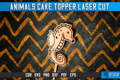 Animals Cake Topper Laser Cut Design|Laser Animal CakeTopper Product Image 11