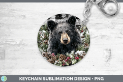 GorgeousAnimals Checker Christmas Keychain design.
