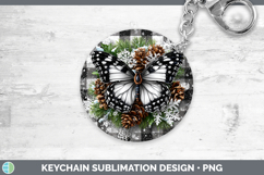 GorgeousAnimals Checker Christmas Keychain design.