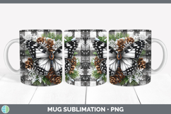 GorgeousAnimals Checker Christmas Mug Wrap design.