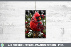 GorgeousAnimals Checker Christmas Air Freshener design.