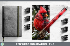 GorgeousAnimals Checker Christmas Pen Wrap design.