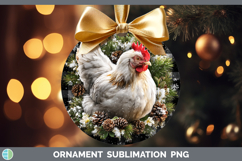 GorgeousAnimals Checker Christmas Ornament design.