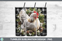 GorgeousAnimals Checker Christmas Tumbler design.