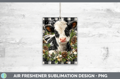 GorgeousAnimals Checker Christmas Air Freshener design.