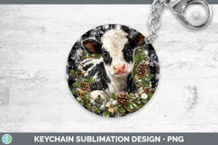 GorgeousAnimals Checker Christmas Keychain design.