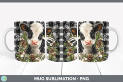 GorgeousAnimals Checker Christmas Mug Wrap design.