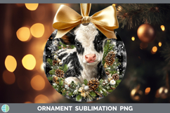 GorgeousAnimals Checker Christmas Ornament design.