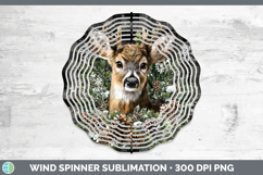 GorgeousAnimals Checker Christmas Wind Spinner design.